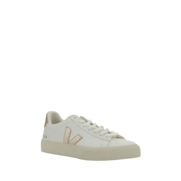 Veja White Calf Leather Bos Taurus Low Top Women's Sneakers - Picture 3 of 6